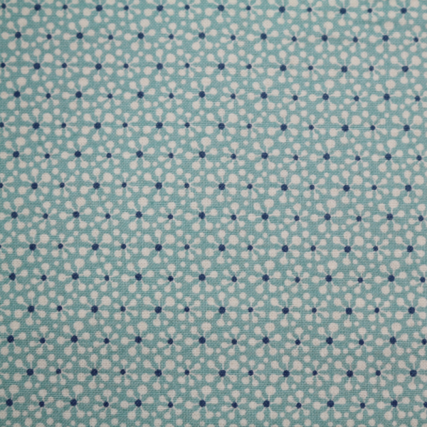 Baumwollstoff / Druckstoff Tilda Pollen Teal Pardon My Garden